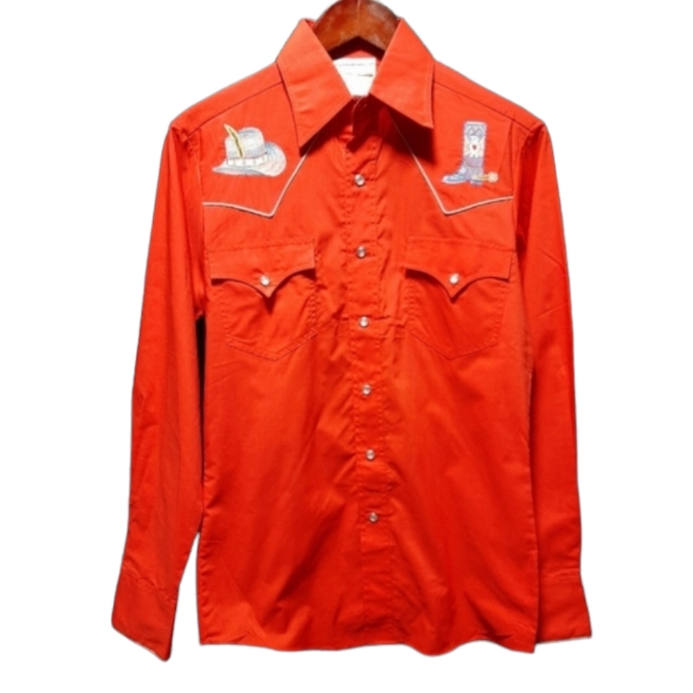 Vintage Rocking K Ranchwear Vintage Embroidered Western shirt with pearl snaps